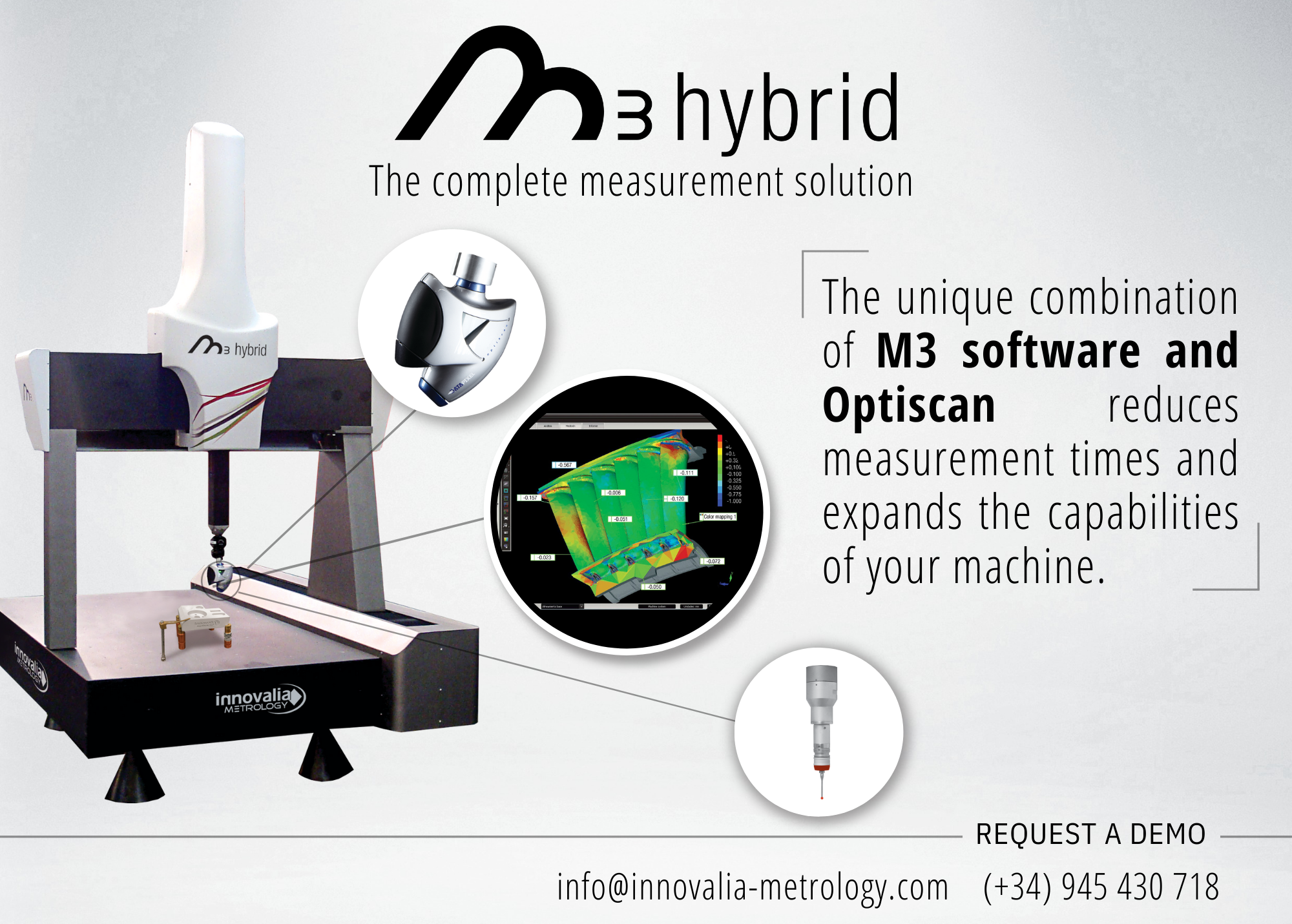 M3 Hybrid: Optimizing Quality Control Processes with Innovalia Metrology M3 Hybrid solution by Innovalia Metrology - Optimizing Quality Control Processes